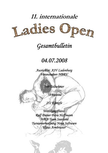 Gesamtbulletin Ladies Open - Saarsportvereine.de