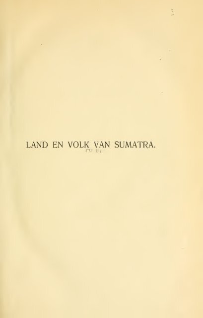 Land en volk van Sumatra - Sabrizain.org