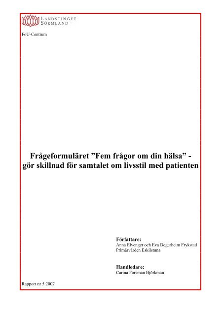 frågor om hälsa frågor om hälsa
