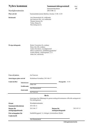 2013-06-12 - Protokoll för myndighetsnämnden.pdf - Nybro kommun