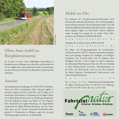 Der Bliesgau- Veranstaltungskalender 2013 - St. Ingbert