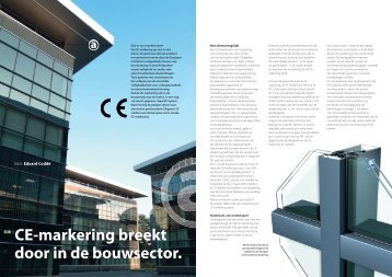 CE-markering breekt door in de bouwsector. - Sapa Group