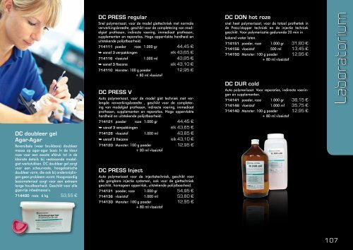 Dc Catalogus 2011 - Corim Dental Products BV