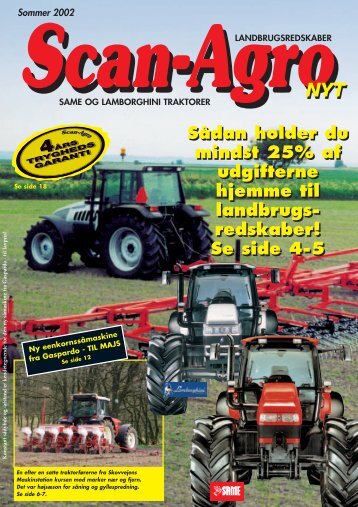 Scan-Agro Nyt sommer 2002