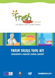 Fresh Tastes Tool Kit - Public Schools NSW