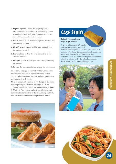 Fresh Tastes Tool Kit - Public Schools NSW