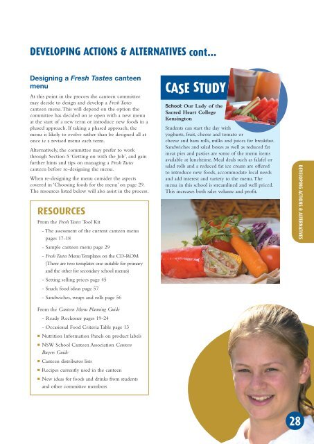 Fresh Tastes Tool Kit - Public Schools NSW