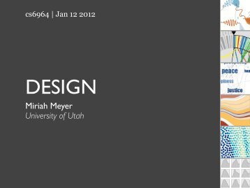 Miriah Meyer University of Utah