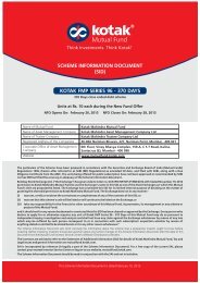 SID Kotak FMP Series 96 - Securities and Exchange Board of India