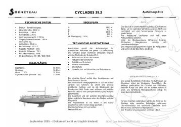 CYCLADES 39.3 - Segel Sport Resch