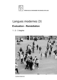 Langues modernes (3) - SeGEC