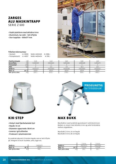 Produktkatalog Stige & Stillas - Sem Bruk AS