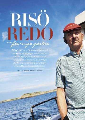 Risö redo för nya gäster (PDF-dokument, 1,0 MB) - Statens ...