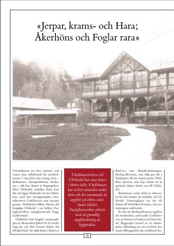 Jerpar, krams- och Hara; Åkerhöns och Foglar rara