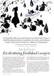 Anekdoten: Maria Eleonora - en drottning förälskad i sorgen. KV1, 13