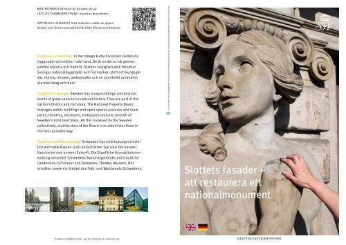Slottets fasader – att restaurera ett nationalmonument - Statens ...