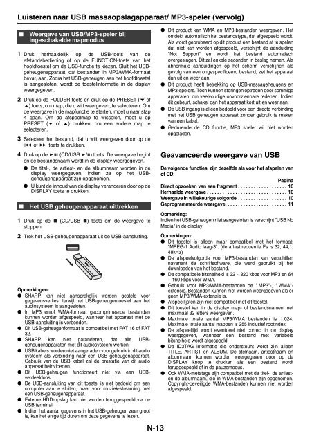 XL-HF300PH(S) Operation-Manual NL - Sharp