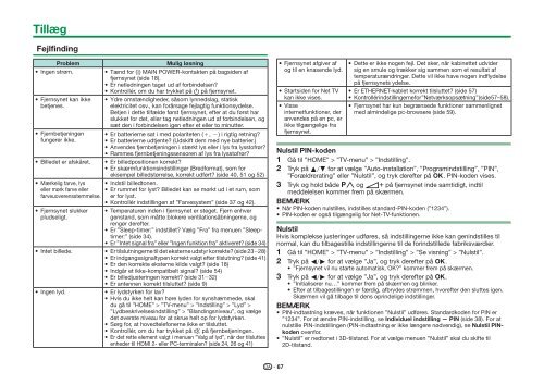 LC-60LE840E/RU/LE841E/S Operation-Manual DK - Sharp