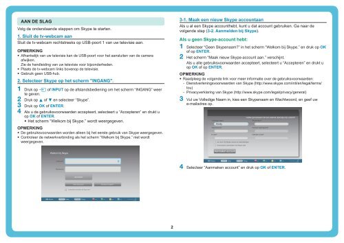 LC-40/46/52/60LE8xx Operation-Manual Skype NL - Sharp