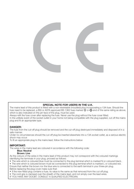 LC-52/65XS1E/TU-X1E Operation-Manual DK - Sharp