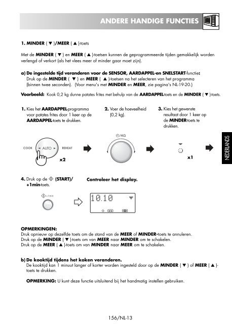 R-939-A/93ST-AA Operation-Manual DE FR NL - Sharp