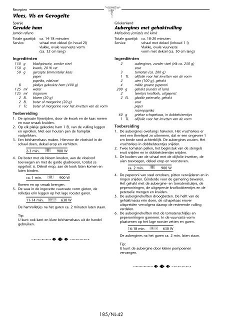 R-939-A/93ST-AA Operation-Manual DE FR NL - Sharp