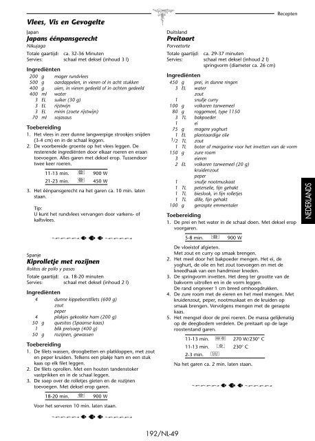 R-939-A/93ST-AA Operation-Manual DE FR NL - Sharp