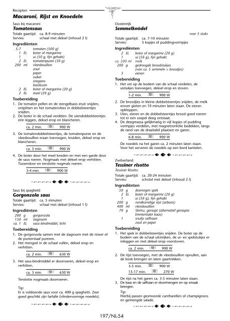 R-939-A/93ST-AA Operation-Manual DE FR NL - Sharp