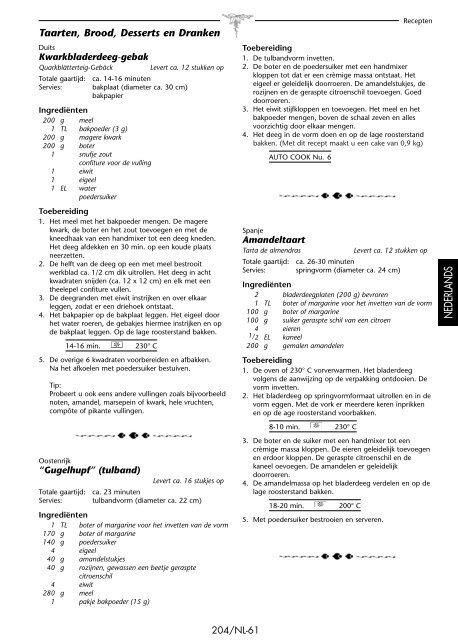 R-939-A/93ST-AA Operation-Manual DE FR NL - Sharp