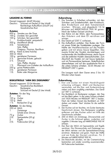 R-939-A/93ST-AA Operation-Manual DE FR NL - Sharp