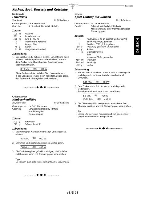 R-939-A/93ST-AA Operation-Manual DE FR NL - Sharp