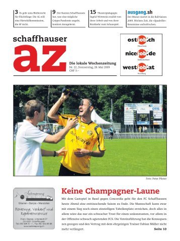 2009 / Ausgabe_22.pdf - Schaffhauser AZ