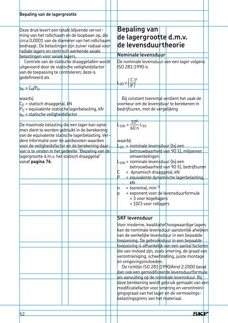 6000 EN 00_03 Selection of bearing size - Geers-Industrie