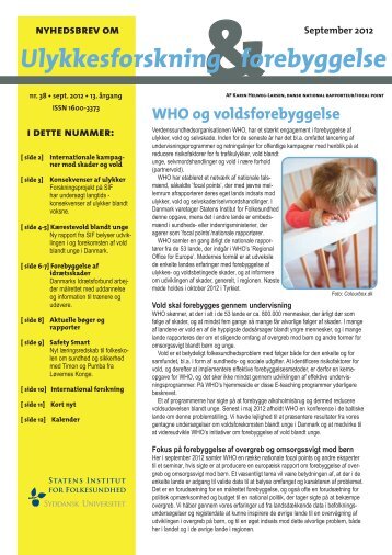 Nyhedsbrevet - Statens Institut for Folkesundhed