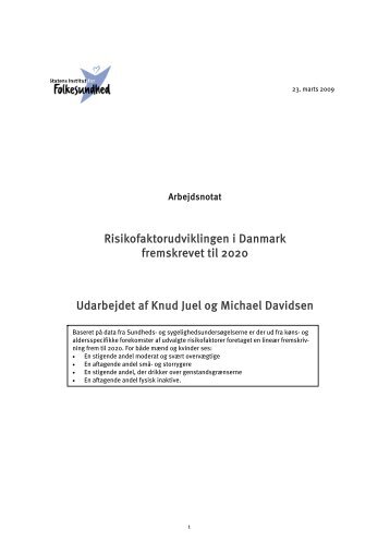 Download pdf-fil - Statens Institut for Folkesundhed