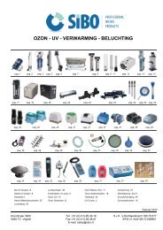 ozon - uv - verwarming - beluchting 2013 - SIBO