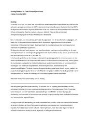 Midden- en Oost-Europa bijeenkomst - SICA