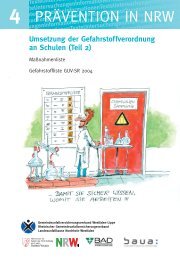 Gefahrstoffverordnung 4 Teil 2 - Sichere Schule