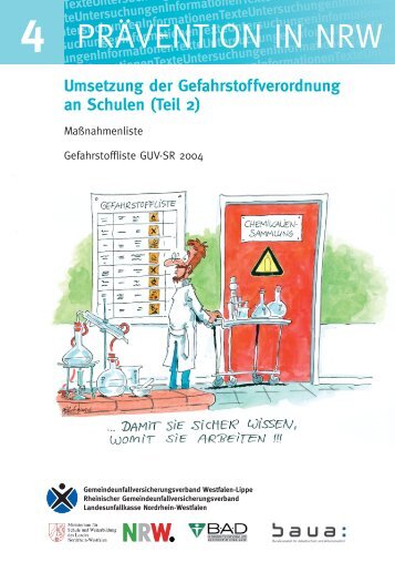 Gefahrstoffverordnung 4 Teil 2 - Sichere Schule