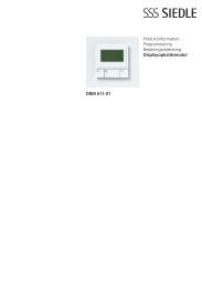 DRM 611-01 Display-opkaldsmodul - Siedle