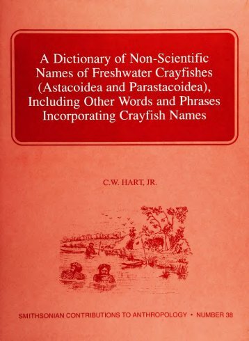 A Dictionary of Non-Scientific Names of Freshwater Crayfishes ...