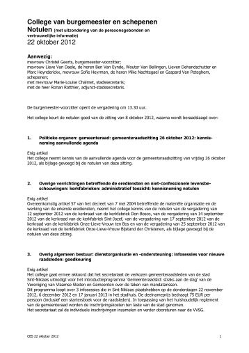 College 2012-10-22.pdf - Stad Sint-Niklaas