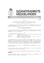 SJÖFS 1970:A13 - Sjöfartsverket