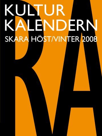 SKARA HÖST/VINTER 2008 - Skara kommun