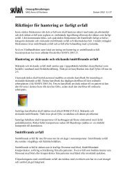 Riktlinjer för hantering av farligt avfall.pdf - Skara kommun