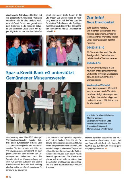 SKB-Info 04-2013 - Spar-u.Kredit-Bank eG