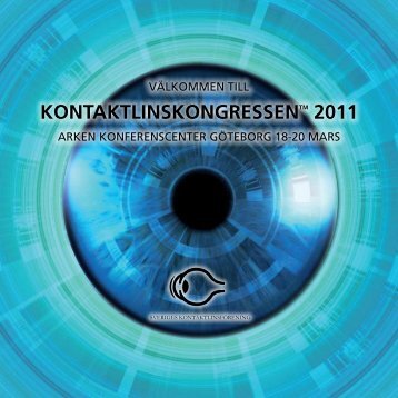 KONTAKTLINSKONGRESSENTM 2011 - Sveriges Kontaktlinsförening