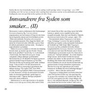 Innvandrere fra Syden som smaker... (II) - Skog og landskap