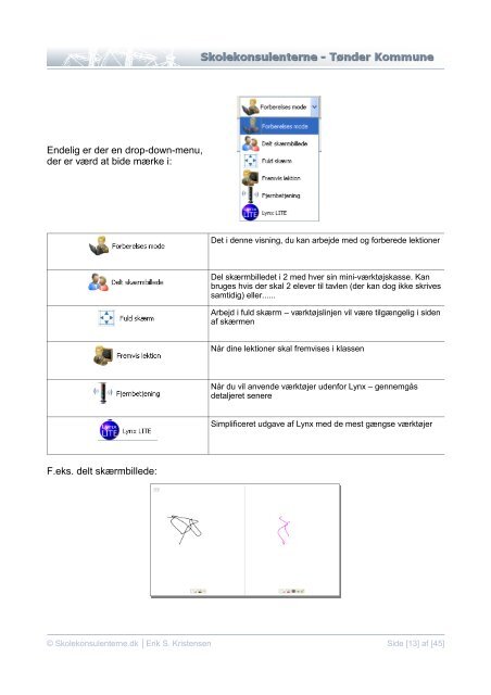 Lynx IWB-software - skolekonsulenterne