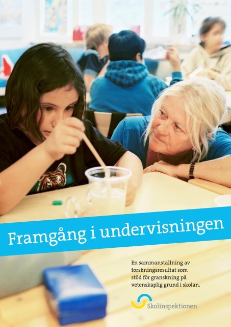 Framgång i undervisningen - en ... - Skolinspektionen